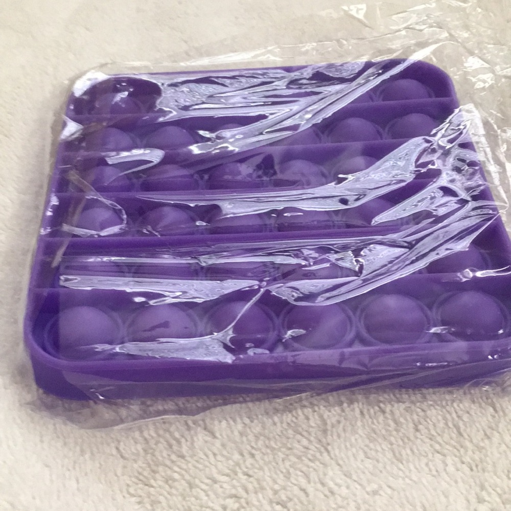 NEW Purple Square Pop It or Fidget Toy